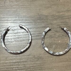 Silver Hoop Earrings